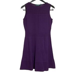 🌟80% OFF🌟NEW🌟 Ralph Lauren Violet Petite Sweater Dress